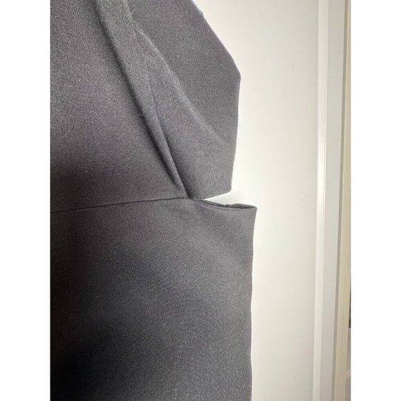ASTR The Label Women Size Large Dress Stretchy Bodycon Cutout Sleeveless Black - Picture 2 of 6
